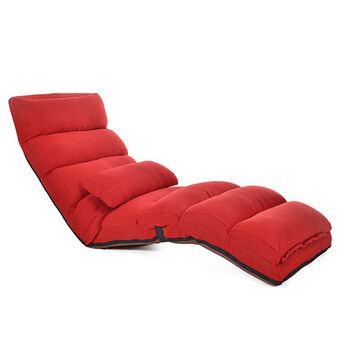 懒人榻榻米沙发单人床上椅子卧室阳台飘窗椅日式可折叠靠背椅躺椅