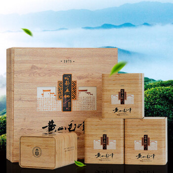 黃山毛峰禮盒裝2017新茶葉雨前嫩芽綠茶400g【圖片 價格 品牌 報價】