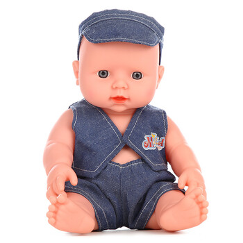 儿童仿真会说话宝宝小婴儿芭比公主洋娃娃女孩公仔水洗玩具软胶 休闲