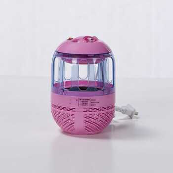 直流插电led灭蚊神器灭蚊灯紫光线诱蚊物理蚊灭孕妇儿童家用 粉红色 1