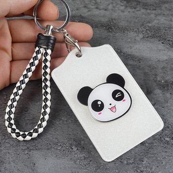 门禁卡胸牌立体硅胶挂件手工公交车工作可爱挂绳创意个性胸卡情侣卡套