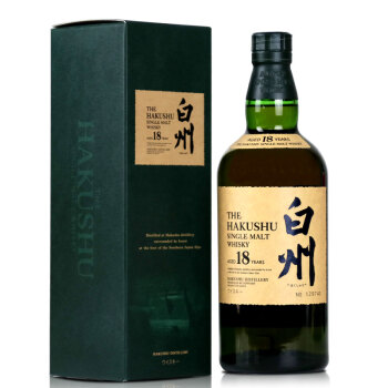 日本进口白州单一麦芽威士忌the Hakushu 三得利公司原装700ml 白州18年 图片价格品牌报价 京东