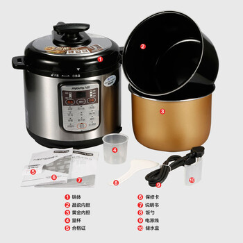 Joyoung/九阳  多功能家用预约功能 电压力煲智能双胆电压力锅5L 6L款