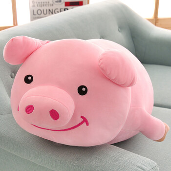 小猪公仔毛绒玩具可爱布娃娃抱枕头卡通萌猪猪儿童生日礼物女 粉红色