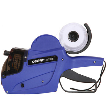 得力(deli)10位耐用双排标价机/打码器/标价机 颜色随机