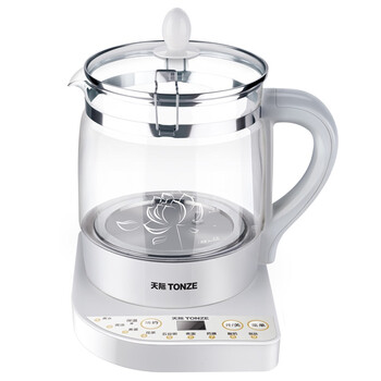 
                                        
                                                                                天际(TONZE)养生壶 1.8L电水壶烧水壶 煮茶器电热水壶 多功能玻璃煮茶壶 熬粥壶煎药壶 恒温水壶 BJH-W180P                