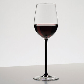 奥地利 黑领结红黑脚杆波尔多黑皮诺水晶红酒杯 黑杆小号波尔多 350ml