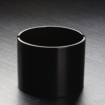 加厚304烟灰缸个性家居礼品客厅防风创意烟缸 黑色烟灰缸