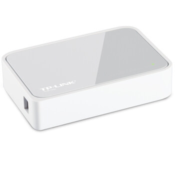 普联（TP-LINK） 5口百兆4口交换机 监控网络网线分线器 家用宿舍分流器 TL-SF1005+