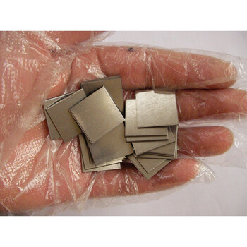 金属铌 3n纯铌片 nb≥99.9% 1.0*20*20 约3.6克 每片21元