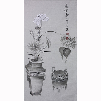 山东省美协会员 高慧  三尺花鸟 高洁图06拍卖已结束职业画家 黄亮