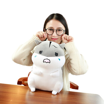 艾睿兔 可爱仓鼠公仔布娃娃玩偶韩国毛绒玩具睡觉暖手抱枕女生礼物