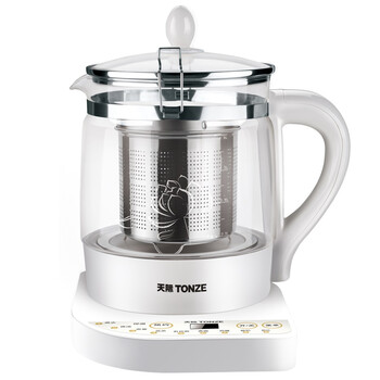 
                                        
                                                                                天际(TONZE)养生壶 1.8L电水壶烧水壶 煮茶器电热水壶 多功能玻璃煮茶壶 熬粥壶煎药壶 恒温水壶 BJH-W180P                