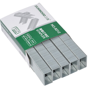 三木(SUNWOOD) 23/23厚层订书钉/订书针/可订200页 1000枚/盒 8212