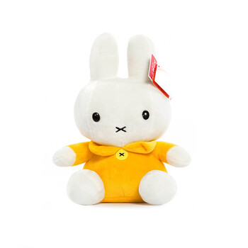 小兔子毛绒玩具 可爱娃娃玩偶生日礼物女孩 黄米菲公仔 30厘米