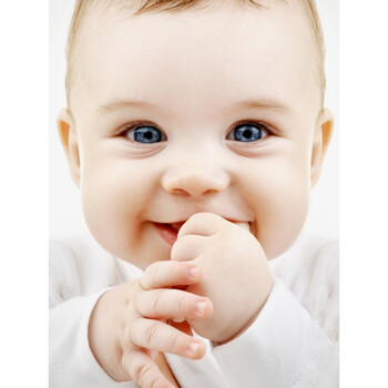 正画外国小孩海报 萌娃宝宝画 宝宝海报 漂亮男女婴儿bb照片墙贴胎教