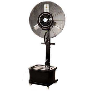 加水加湿工业喷雾风扇降温水雾化强水冷户外落地电风扇壁挂 650固定式