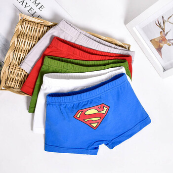 蓝色5条装超人内裤 标码2-3建议身高95cm