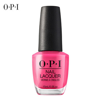 OPI 指甲油莓红色 15ml 温暖桃红 NLH59 持久不掉色快干环保指甲油 无毒不可剥美国正品美甲