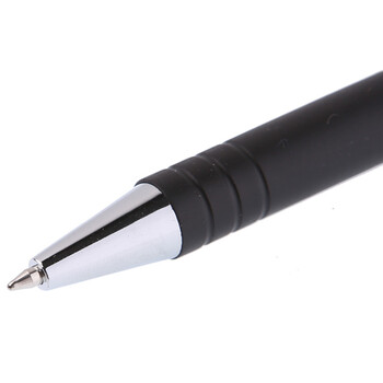 晨光(M&G)文具圆珠笔中油笔0.7mm子弹头软胶握手原子笔按动笔学生办公用品黑色40支/盒ABP88402