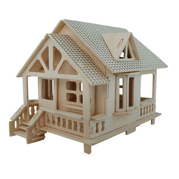 木质玩具diy小屋活动创意礼品学生手工3d木制拼图木屋模型