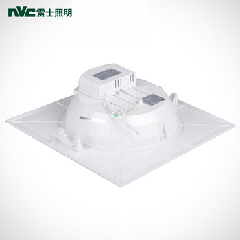 雷士照明NVC 现代简约吸顶灯厨卫灯厨房灯卫生间灯平板灯具 嵌入式1023方形 LED10W白光