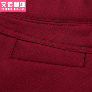 艾诺利亚女裤休闲裤女韩版大码小脚哈伦裤显瘦女裤子H4017-1 黑色加厚 L(115-122斤)