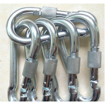 安全钩保险钩小号挂钩户外登山多功能螺母钩攀岩钩子狗链钩安全扣