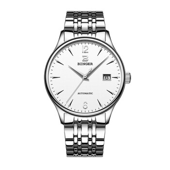 【进口机芯】宾格binger 手表男防水男表超薄全自动镂空机械表 男士