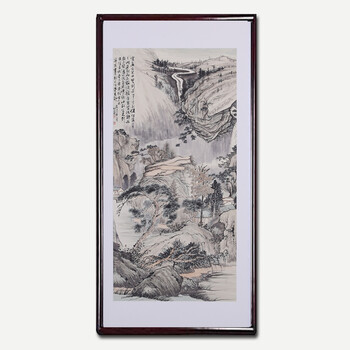 唐宏宾 中国书协会员 四尺山水竖幅《仿古山水》06拍卖已结束张伟民