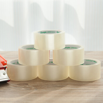 广博(GuangBo)6卷装48mm*60y*50μm 54.9米/卷透明封箱胶带胶布办公用品FX-20 广博(GuangBo)6卷装48mm*60y*50μm 54.9米/卷透明封箱胶带胶布办公用品FX-20