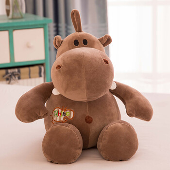 河马公仔河马毛绒玩具软体河马抱枕大号婚庆礼品娃娃圣诞生日礼物