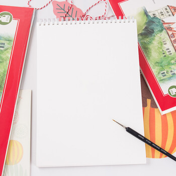 辉柏嘉（Faber-castell）水彩本16K粗纹230g20页/本水彩纸随身写生手绘水溶彩铅本速写马克笔绘画