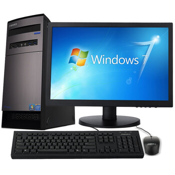 清华同方（THTF）精锐X700-BI05 19英寸 台式电脑(i3-4160 4GB 500G 双PCI 后置COM 前置4口USB Win7）