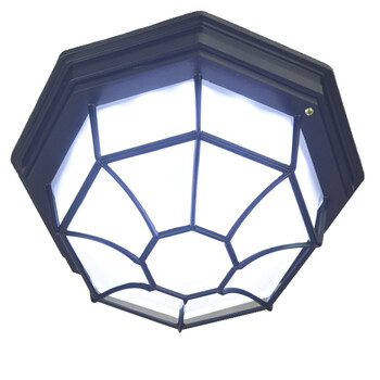 户外防水防潮吸顶灯室外阳台露台门口过道走廊欧式复古八角灯led 大号