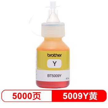 兄弟（brother）BT5009Y 黄色墨盒(适用于兄弟打印机DCP-T500W / DCP-T300)