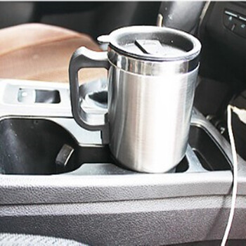 车爱人 汽车水杯 12v车载保温杯 500ml 车用家用保温杯瓶