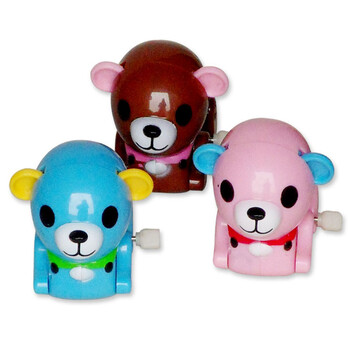 乐婴坊 发条熊 超q发条玩具 经典发条玩具 上链玩具 可爱的上发条小熊