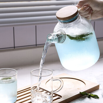 2018新品家用水具套装陶瓷创意冷水壶套装耐高温家用杯具欧式sn0570