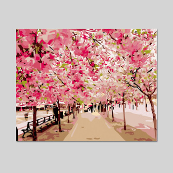 樱花大道 50*60(钉好内框2