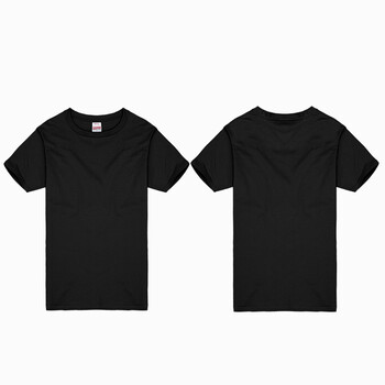 衫全棉质短袖男女初中高三大学生运动会毕业季班服定制t恤夏季 黑色 m