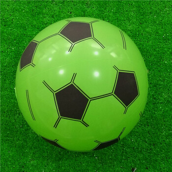2018 装饰充气足球氛围布置酒吧主题商场吊球气球吊饰 绿黑色30cm
