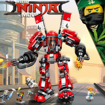 乐高幻影忍者大电影70612劳埃德的飞天机甲神龙拼装积木玩具 凯的忍者