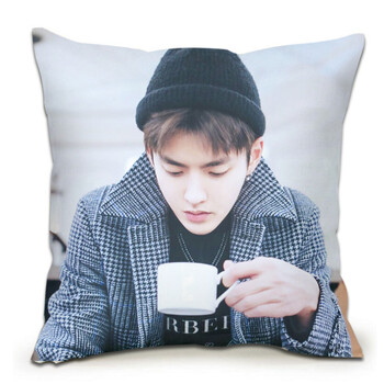 居家布艺 抱枕靠垫 fghgf 吴亦凡周边抱枕头定制定做人形diy印刷双面