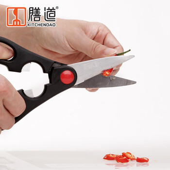 
                                        膳道 家居实用厨房剪 多功能剪刀具 厨房配件小工具 开瓶器                