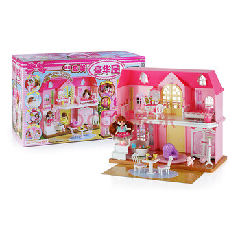 美美甜心玫美豪华屋可爱欢乐屋芭比娃娃玩具屋