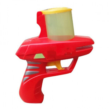 男孩玩具枪儿童玩具枪软弹枪 飞碟枪 红飞碟枪含6发