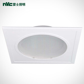 雷士照明NVC 现代简约吸顶灯厨卫灯厨房灯卫生间灯平板灯具 嵌入式1023方形 LED10W白光