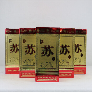 红苏酒 2003年 48度 490ml 共6瓶【30-16】(白酒)