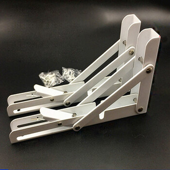 不锈支撑架弹簧隔板支架墙壁置物架加厚直角免打孔三角架面墙上搁板